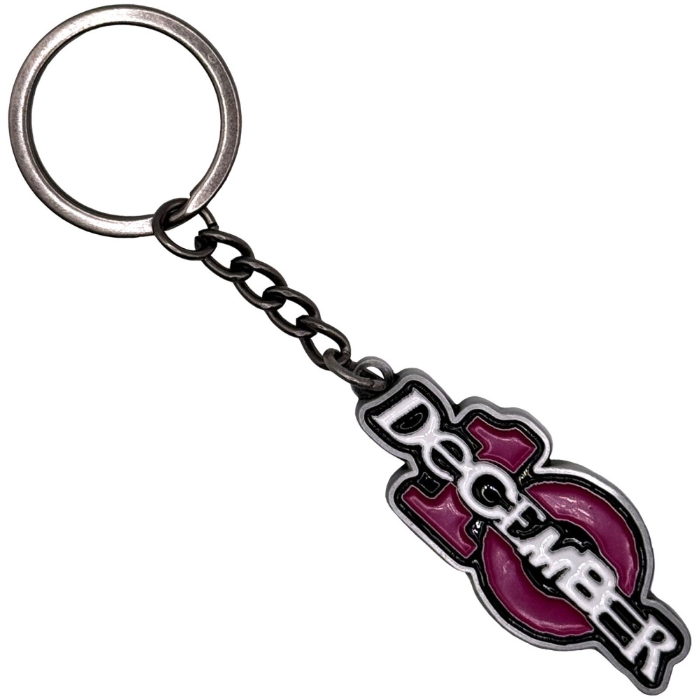 December 10. - Logo Keychain - Silver coloured/Purple